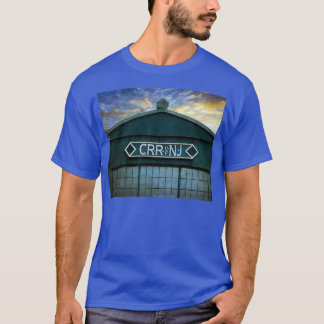 Central Railroad of New Jersey train terminal shed T-Shirt