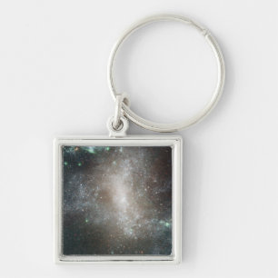 Central region of the barred spiral galaxy key ring
