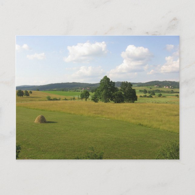 Central Serbian Farms Postcard (Front)