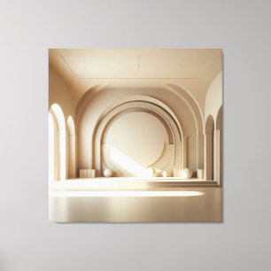 Central Sphere Composition Canvas Print