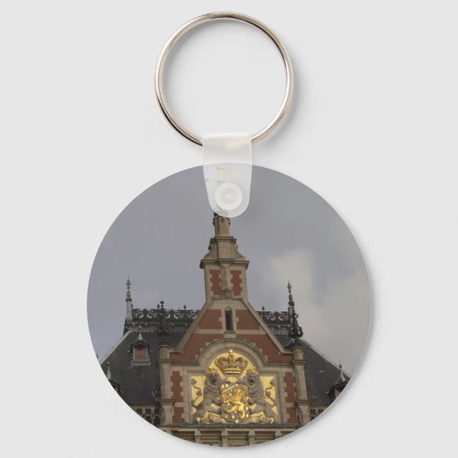 Central Station, Amsterdam Key Ring (Front)