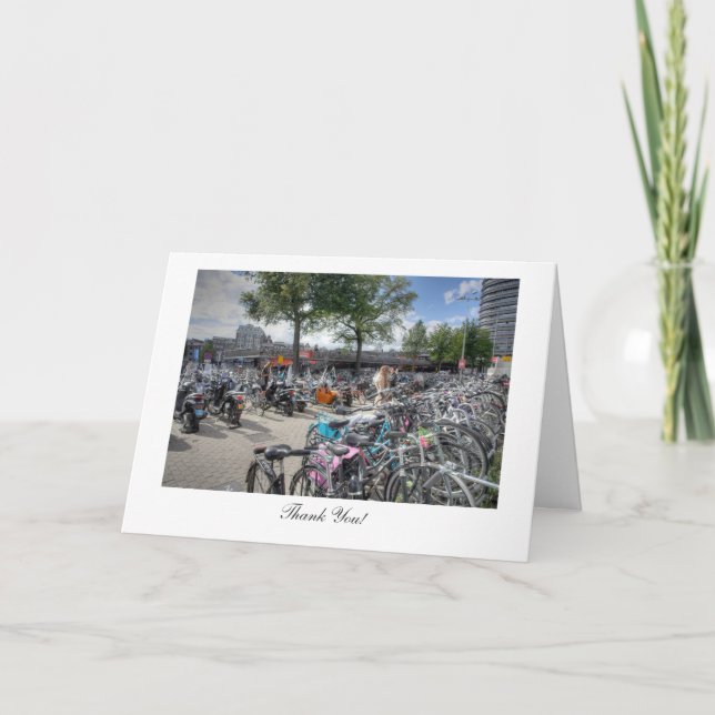 Central Station Bicycle Park - Thank You Card (Front)