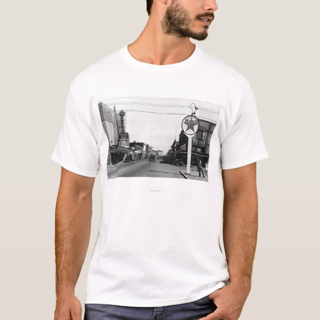 Centralia, WA Street Scene Town View Photograph T-Shirt (Front)