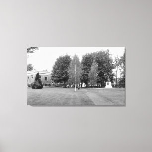 Centralia, WA Town View of City Park Photograph Canvas Print