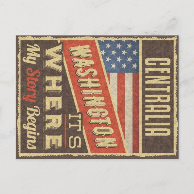 Centralia Washington Postcard (Front)