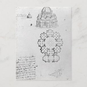 Centralised church, and maritime engineering postcard