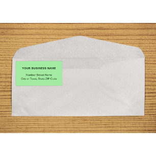 Centre Aligned Plain Texts Light Green Shipping