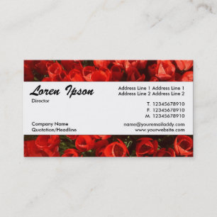Centre Band 034 - Tulips Business Card