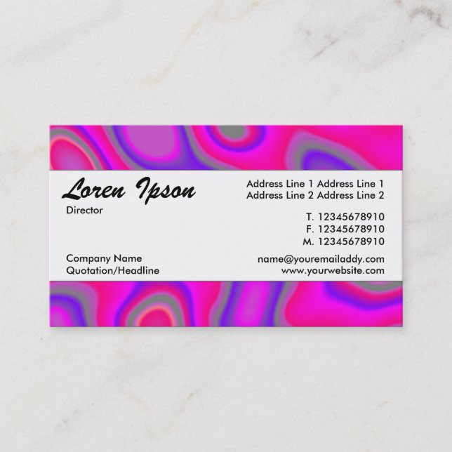 Centre Band 041 Business Card (Front)