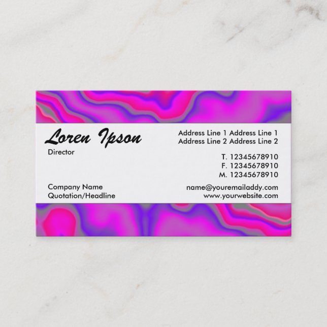 Centre Band 042 Business Card (Front)