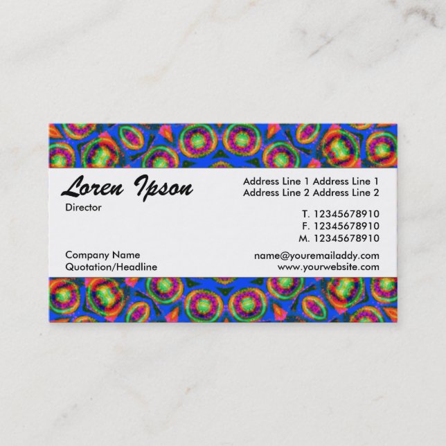 Centre Band 066 Business Card (Front)