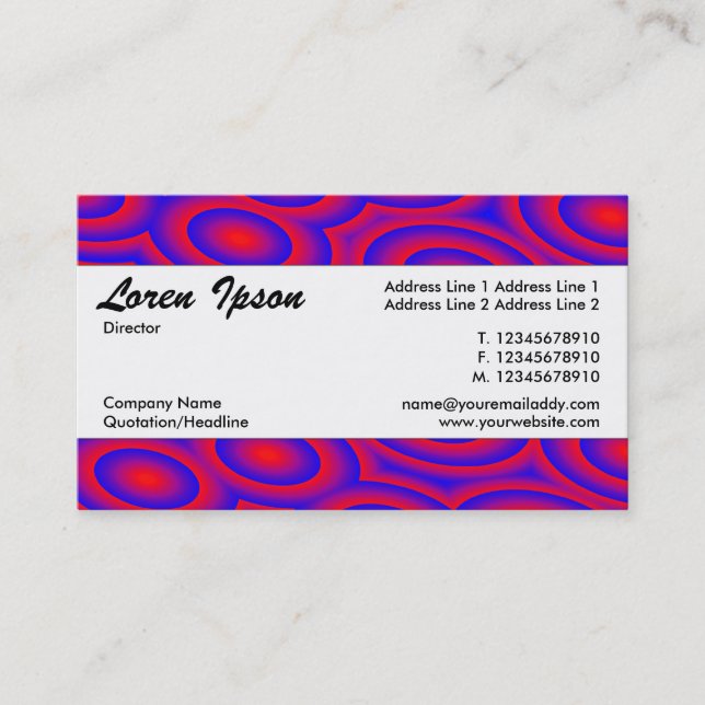 Centre Band 06 - Resonate Business Card (Front)