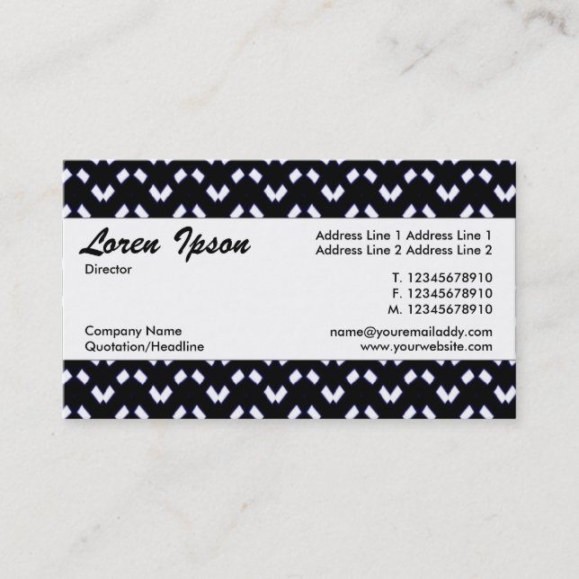 Centre Band 080 Business Card (Front)