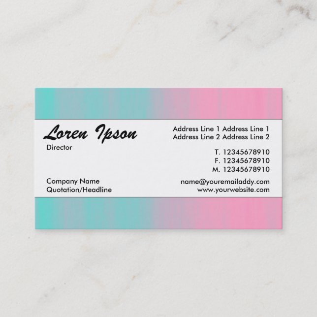 Centre Band 084 Business Card (Front)