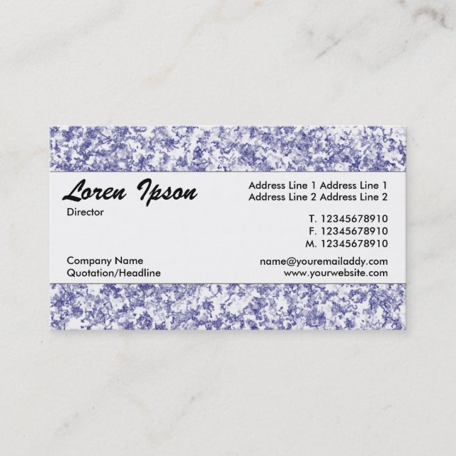 Centre Band 089 Business Card (Front)