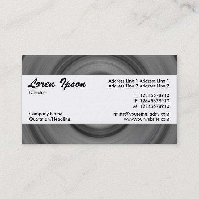 Centre Band 097 Business Card (Front)