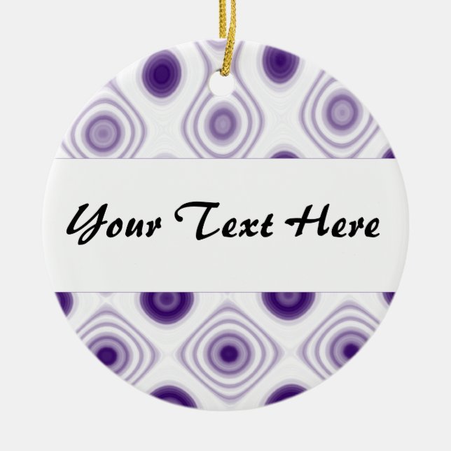 Centre Band 09 Ceramic Tree Decoration (Front)