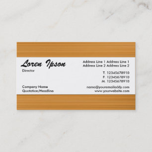 Centre Band 112 Business Card