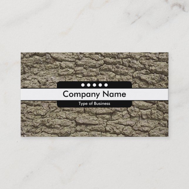 Centre Band 5 Spots - Bark 01 Business Card (Front)