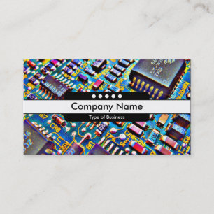 Centre Band 5 Spots - Beautiful Circuitry Business Card