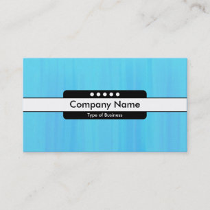 Centre Band 5 Spots - Blue Painted Texture Business Card