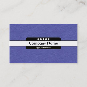 Centre Band 5 Spots - Blue Paper Texture Business Card