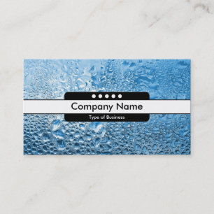 Centre Band 5 Spots - Blue Water II Business Card