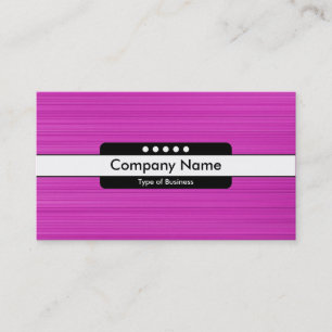 Centre Band 5 Spots - Brushed Magenta Texture Business Card