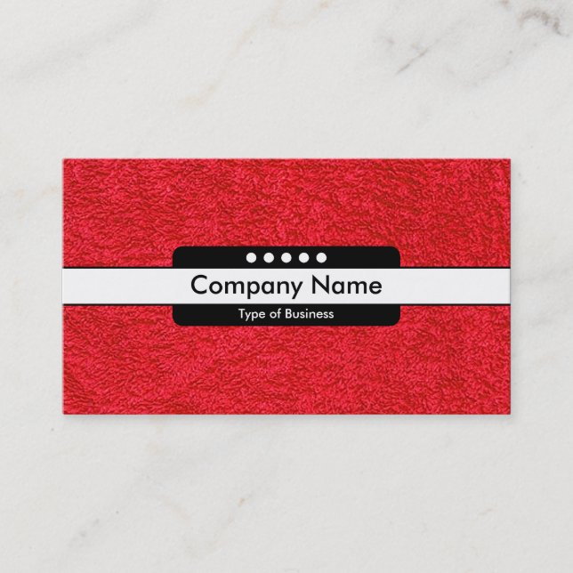 Centre Band 5 Spots - Carpet 01 Business Card (Front)