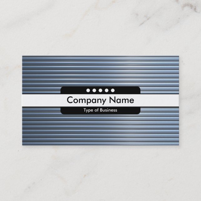 Centre Band 5 Spots - Chrome Tubes Business Card (Front)