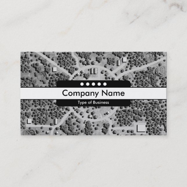 Centre Band 5 Spots - Circleville Imaginary Landsc Business Card (Front)