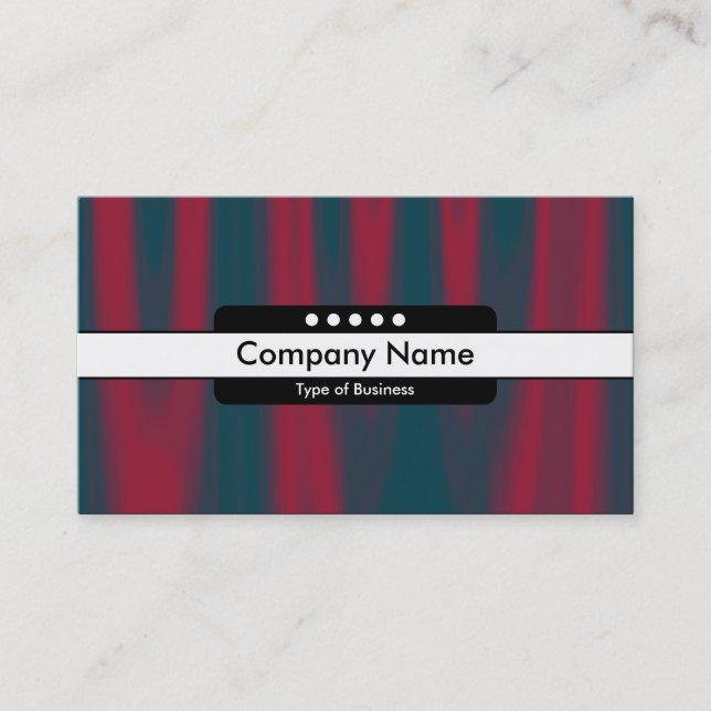 Centre Band 5 Spots - Drapery 02 Business Card (Front)