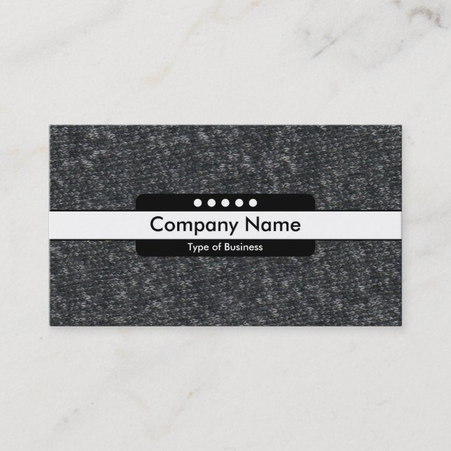 Centre Band 5 Spots - Fine Wool 01 Business Card (Front)