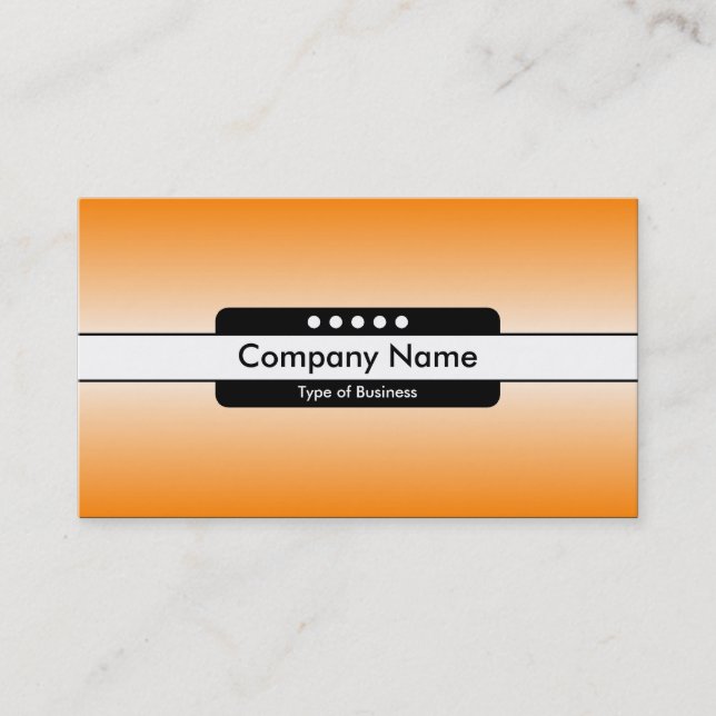 Centre Band 5 Spots -  Horizon Glow 02 Business Card (Front)