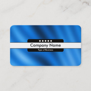 Centre Band 5 Spots - Indigo Gradient Business Card