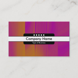 Centre Band 5 Spots - Orange and Magenta Texture Business Card