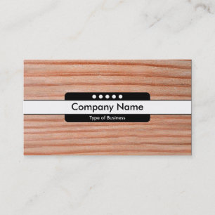 Centre Band 5 Spots - Wood 01 Business Card