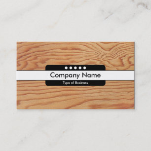 Centre Band 5 Spots - Wood 02 Business Card
