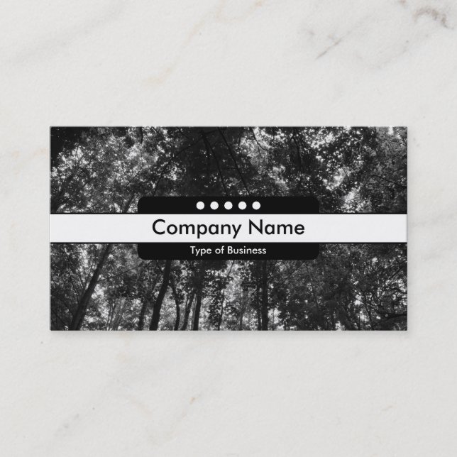 Centre Band 5 Spots - Woodland Canopy 0 Business Card (Front)