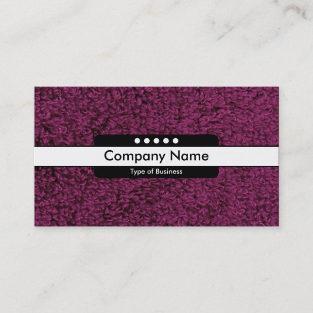 Centre Band 5 Spots - Woolly Carpet 02 Business Card (Front)