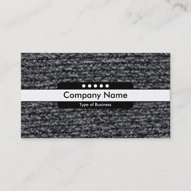 Centre Band 5 Spots - Woolly Jumper 03 Business Card (Front)