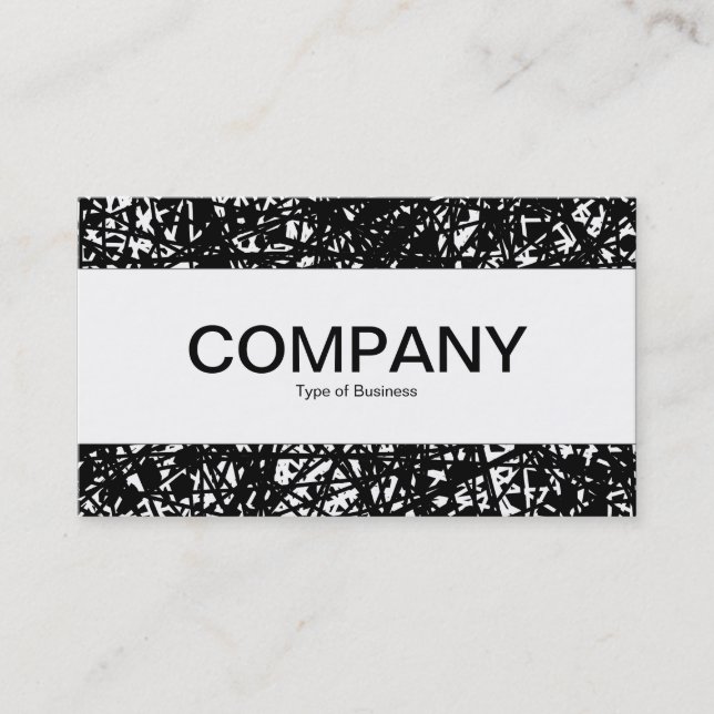 Centre Band  - Abstract Lines Business Card (Front)