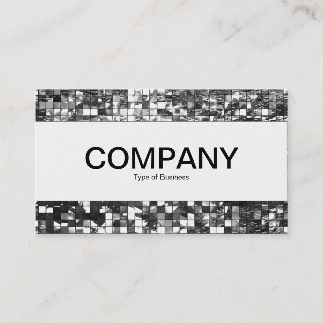 Centre Band  - Abstract Mosaic Business Card (Front)