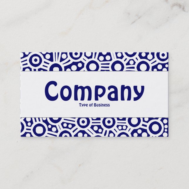 Centre Band - Alien Circuits - Dark Blue Business Card (Front)