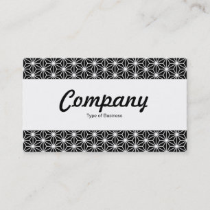 Centre Band  - Asanoha Pattern Business Card