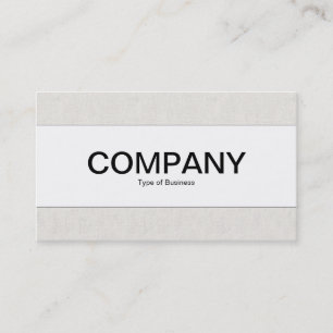 Centre Band - Canvas Look Business Card