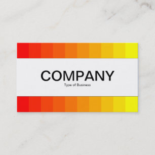 Centre Band - Colour Transition Business Card