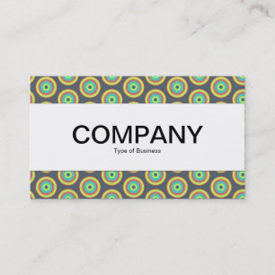 Centre Band - Colourful Circles 04 Business Card