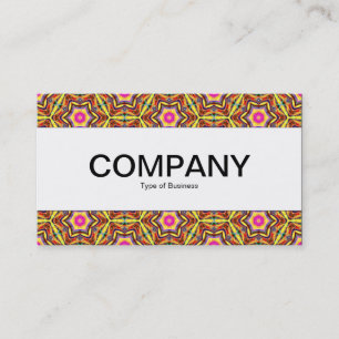 Centre Band - Colourful Geometric 01 Business Card