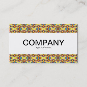 Centre Band - Colourful Geometric 06 Business Card